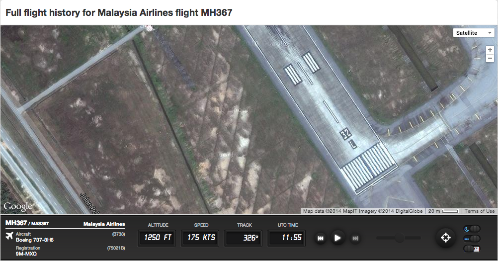 photo 148c) Screen Shot 2014-07-11 at 3.45.06 pm 1956h Landing Runway 32L